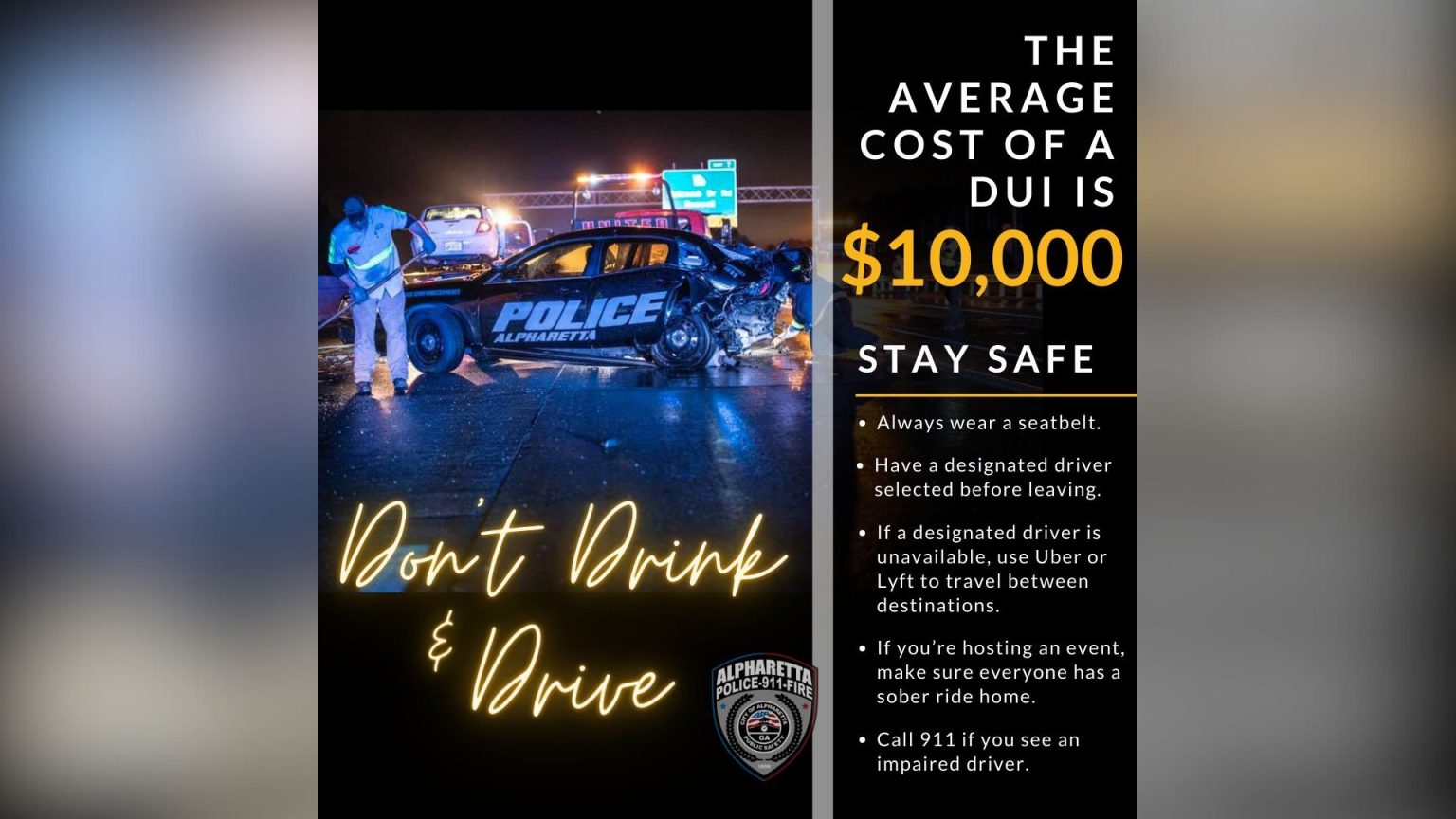 Alpharetta Department of Public Safety shares tips for safe New Year ...