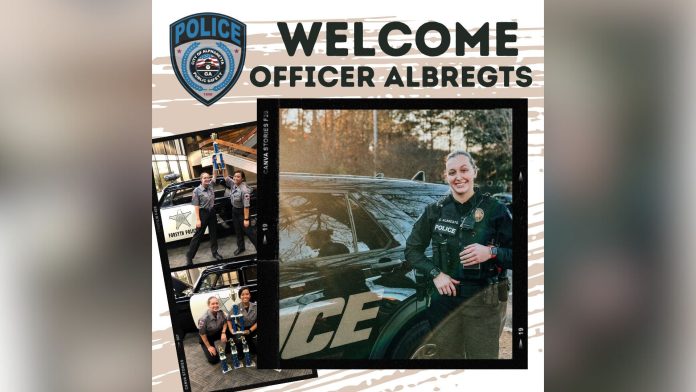 Stephanie Albregts has become part of Alpharetta Department of Public Safety after years of hard working, dedication and commitment