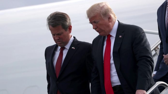Georgia's Governor Brian Kemp made a strong statement this Saturday criticizing the top Republican presidential candidate, Trump, sharply.