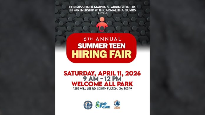 Fulton County District 5 Commissioner Marvin S. Arrington, Jr. is once again turning attention toward one of the community’s most important groups as summer approaches: its young people.