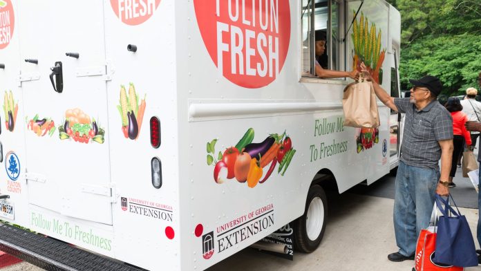 The Fulton Fresh Mobile Market, working alongside UGA Cooperative Extension, is now accepting applications from organizations that want to serve as host sites for the 2026 season.