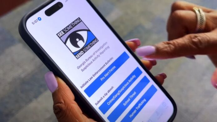 First Lady Marty Kemp and Georgia Bureau of Investigation Director Chris Hosey released the PSA earlier this week, placing the “See Something, Send Something” app at the center of the state’s latest awareness effort. The tool is available on Apple and Android devices and allows users to report suspicious activity connected to trafficking and other crimes.