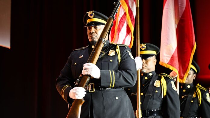 Mayor Andre Dickens presented the latest crime figures in late September during Crime is Toast, an annual event organized by the Atlanta Police Foundation. The gathering brings together law enforcement personnel and community partners to recognize outstanding officers and highlight the cooperation behind the city's public safety initiatives.